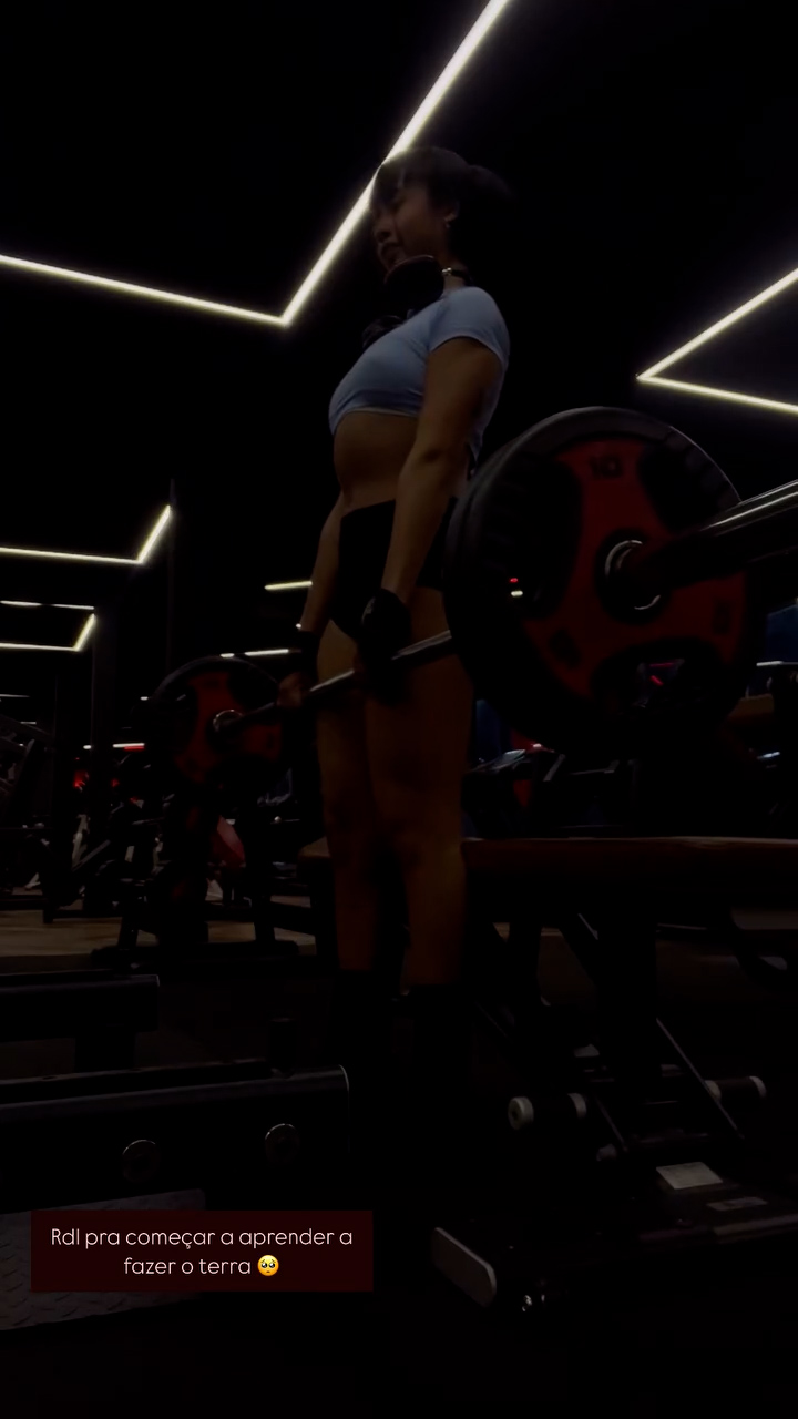Sabrina Takeushi treinando
